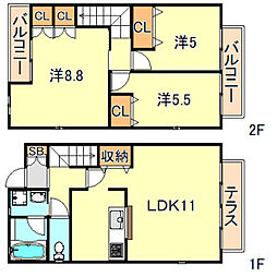 明石市大久保町谷八木の一戸建て