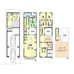 神戸市灘区薬師通１丁目の一戸建て