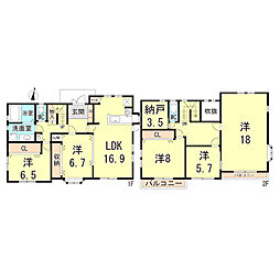 神戸市垂水区小束山4丁目の一戸建て