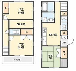 明石市西明石町３丁目の一戸建て
