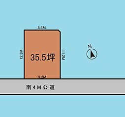 氷川神社本殿そば　建築条件なし