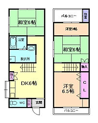 川西市小戸1丁目貸家 1