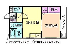リバーサイドサカネII 202