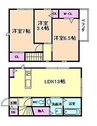 東久代1丁目戸建貸家