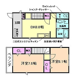 加茂戸建借家Ｄ棟 D