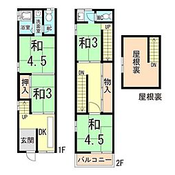 尼崎市杭瀬寺島１丁目の一戸建て