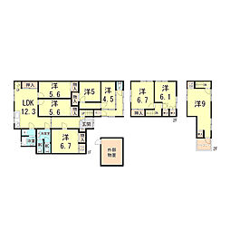 西昆陽3丁目貸家