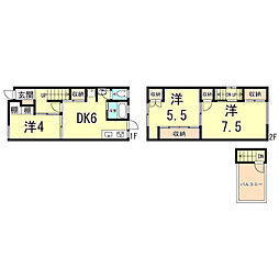 駒ヶ林町1丁目テラスハウス 1