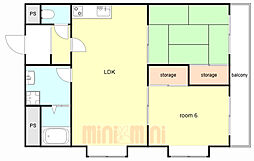 ゆたかコーポII 401
