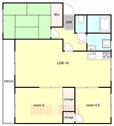 白川台ハイツ1号棟 401