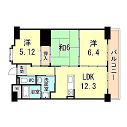 第6住宅1号棟 501