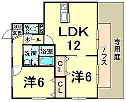 ヘーベルタウン・藤原　Ｄ棟 D102