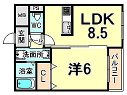 エーデル阪部十番館 302