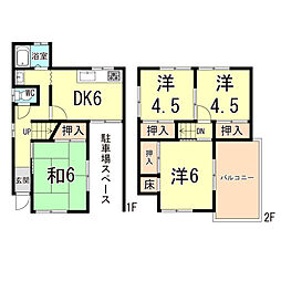 杭瀬北新町3丁目貸家