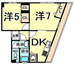 ラムール武庫之荘壱番館 206