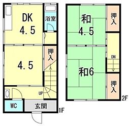 荒牧3丁目貸家 4戸1 D