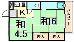 ビレッジハウス鴻池1号棟 108