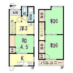 下坂部1丁目貸家