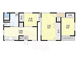 大阪市阿倍野区文の里４丁目の一戸建て