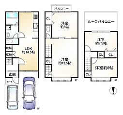 京都市南区上鳥羽尻切町の一戸建て