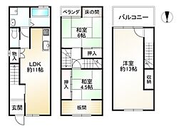 京都市下京区中堂寺前田町の一戸建て