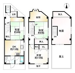 京都市南区唐橋琵琶町の一戸建て