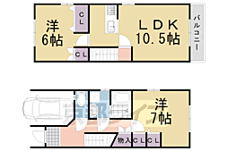 長岡京市奥海印寺普毛の一戸建て