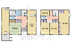 城陽市寺田深谷の一戸建て