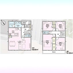 鴻巣市筑波第5　2期 1号棟