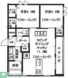 仮)へーベルメゾン中央5丁目北棟 102