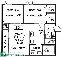 仮)へーベルメゾン中央5丁目北棟 201