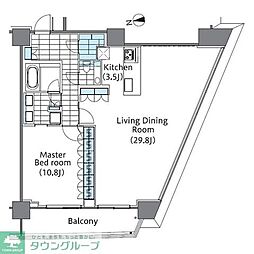 コンフォリア新宿イーストサイドタワー 3009
