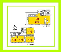 赤塚1丁目の新築戸建（1号棟）