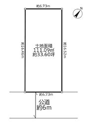 市川市福栄2丁目　売地　南東公道面の整形地