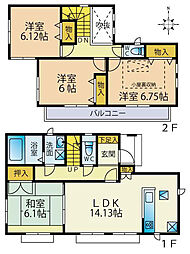 市川市柏井町1丁目　中古戸建　南向き4ＬＤＫ