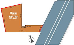 松戸市小山　売地　Ｂ区画 B号地