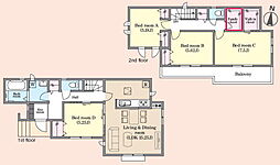 松戸市二十世紀が丘美野里町 新築戸建 1号棟