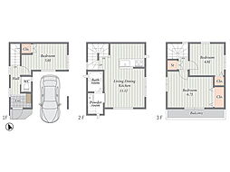 市川市鬼高1丁目　新築戸建　1号棟