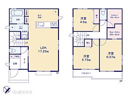 市川市中国分5丁目　新築戸建　角地で全2棟 A号棟