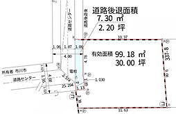 市川市曽谷1丁目　売地　更地渡し