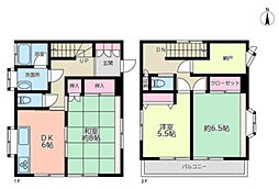 市川市北国分3丁目　中古戸建　屋根裏部屋付き3ＳＤＫ