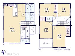 市川市柏井町1丁目　新築戸建　全3棟 1号棟