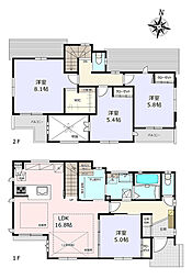 KEIWA-TOWN大野町3丁目 新築戸建 安心の長期優良住宅1号棟