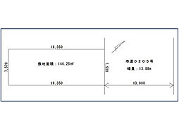 市川市福栄3丁目　売地　陽当たり良好