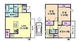 豊中市小曽根2丁目の一戸建て