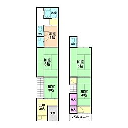 大阪市西淀川区花川1丁目の一戸建て