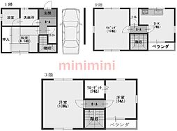 高槻市上田辺町の一戸建て