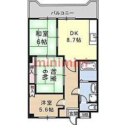 ウエストハイツＰ1 505