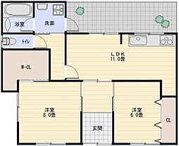 JR八尾駅2LDK 平屋