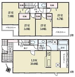 市川市新井2丁目 新築一戸建て